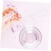 IWOWHERO 3 Rolls Soft Nail Extension Fiber Nail Shaper Guide