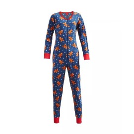 Jammies by Hip Style Jammie's By Hip Style Christmas Pajamas One-Piece  NWT Gingerbread Man Holiday