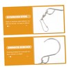 Abaodam 10pcs Swivel Hanging Hooks Stainless Steel Rotating Clips for
