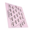 Wig Extension Holder Board Acrylic 22 Stainless Steel Clips Hair