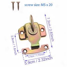 FDXGYH 4 Pack Dining Table Lock Heavy Duty Align-N-Lock Table Locks Leaf Buckle Connector with Screws for Extension Tables/Computer Workstations and Conference [Color zinc]