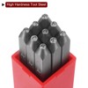 HARFINGTON 9pcs Number Stamp Set 1/16" 1.5mm High Tool Steel