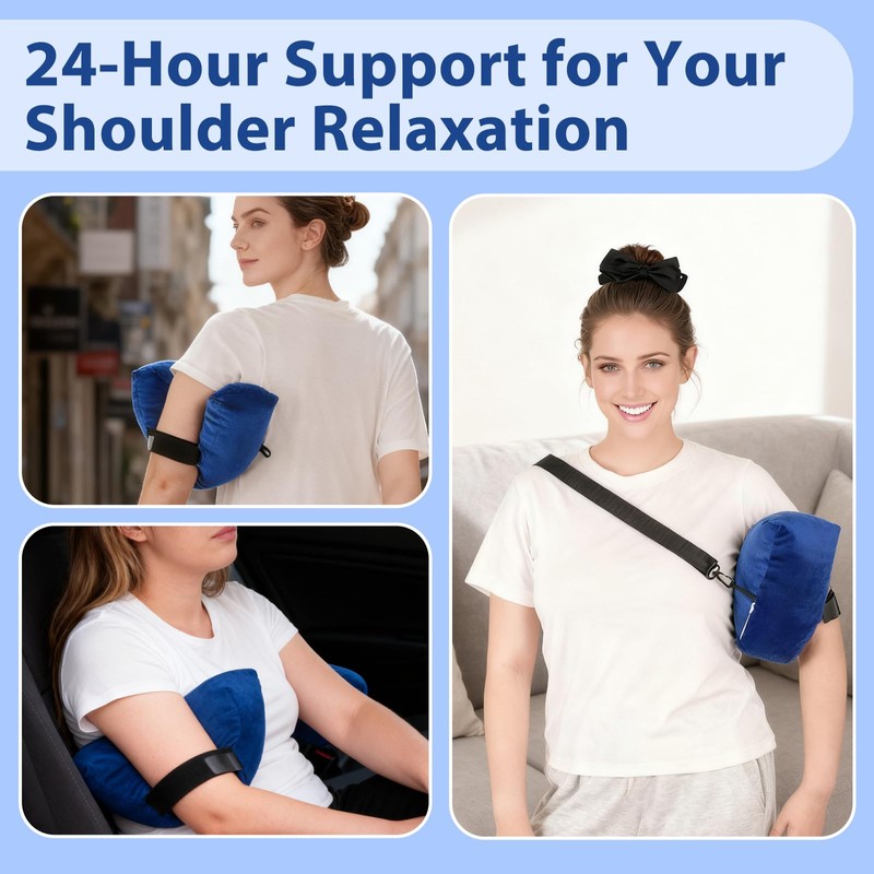 KUAZIDAR Rotator Cuff Pillow, Shoulder Surgery Side Sleeper Pillow, S