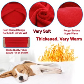 HuaLiSiJi Medium Dog Sweatshirt & Fleece Hoodies, Comfortable, Soft & Warm, Easy On/Off, Vibrant Colors (M, Black+Red)