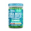 Clean Nutra SeaGlow Skin Glow Gummies – Sea Moss, Black Seed Oil, Elderberry, Chlorella & Manuka Honey for Skin Radiance, Immunity & All-in-One Wellness Support