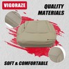 Vigoraze Driver Bottom Leather Replacement Seat Cover Tan Compatible with