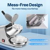 VIVOHOME Electric Ice Shaver Snow Cone Maker Machine Silver 143lbs/hr