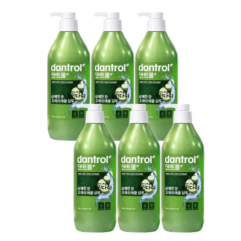 Dantrol 댄트롤 샴푸 상쾌한 프레쉬 애플 820ml x6개 Dantrol Shampoo