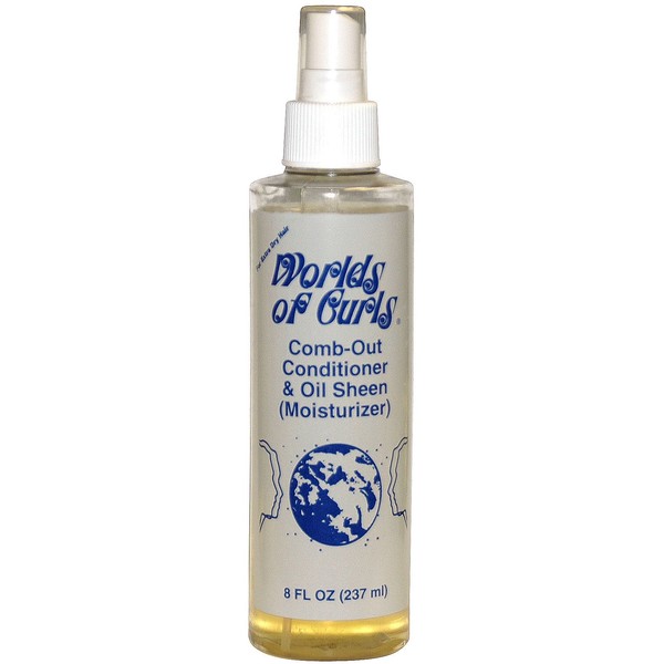 World Of Curls Worlds Of Curls Comb Out Conditioner, Regular, 8 Oz (STW21-1)