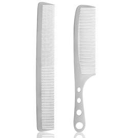 2 Pcs Metal Comb, Metal Combs for Hair Women, Stainless Steel Comb