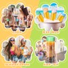 Hoolerry 16 Pcs Empty Plastic Sensory Bottles with Lids Reusable