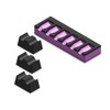 3D Tool Trays MagAttach Socket Extension Organizers (1/4", Pink/Black)