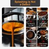 51mm Bottomless Portafilter Compatible for Delonghi ECP3420/ECP3120/EC155/BCO430/EC260 with Stainless Steel