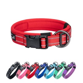 EXCELLENT ELITE SPANKER Double Lead, Adjustable Reflective Double Dog Lead, Dog Lead for 2 Dogs for Training, Walking, Running (RED-XL