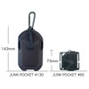 Daiichi Seiko Junk Pocket #130, Black, 5.6 x 3.2 x