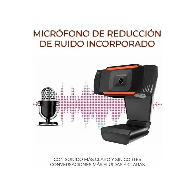 Webcam Con Microfono Tipo Gamer