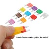 FULARR 130Pcs Professional Car Truck Boat Fuse, Assorted Mini Small