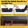 Powrocket 4 Pack Aluminum Gutter Valley Splash Guard,Keep Water from