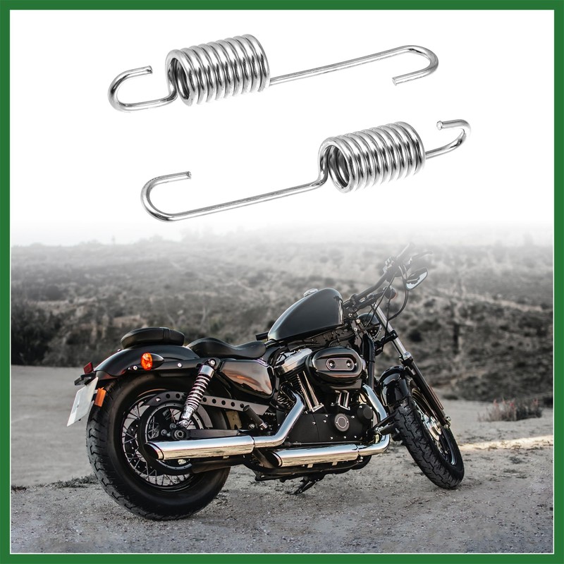 Motoforti 10pcs 8.5cm Length Silver Tone Motorcycle Brake Pedal Return