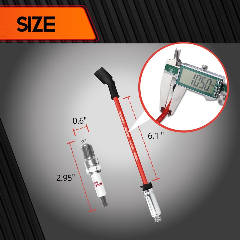 41-114 Iridium Spark Plugs and Wires Set for Chevy 5.3L