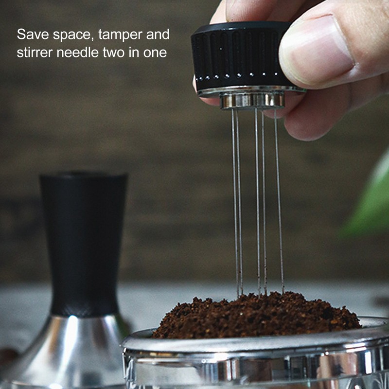 53.3mm Coffee Tamper Distributor Needle Set 2 in 1 Coffee