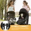 3pcs Stroller Connector with 2pcs Stroller Hook, Connector for Toddlers,