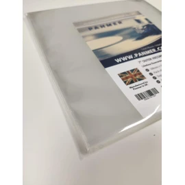 7" Outer Clear Vinyl Record Sleeves Polypropylene 80 Micron x 25