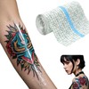 Parches para Tatuajes Impermeable, 20CM x10M Apositos | Vendaje Transparente,
