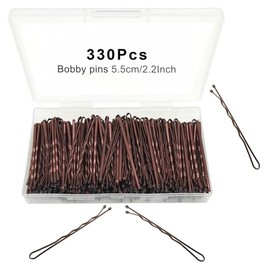 Bobby Pins - 330 horquillas de pelo de 2.2 pulgadas con bonita caja, pin de alta calidad para niños, niñas y mujeres, ideal para todo tipo de cabello