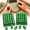 72 PCS Letter Stamps for Clay Set, Uppercase and Lowercase