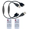 Clearhill 2 Pcs USB Male to Female Dimmer Switch with