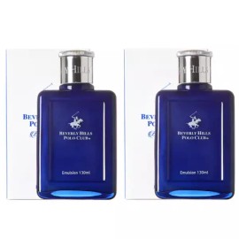 Blueomm 비버리힐스폴로클럽 블루옴므 에멀젼 로션 130ml 2개 Beverly Hills Polo Club Blue Homme Emulsion Lotion 130ml 2pcs