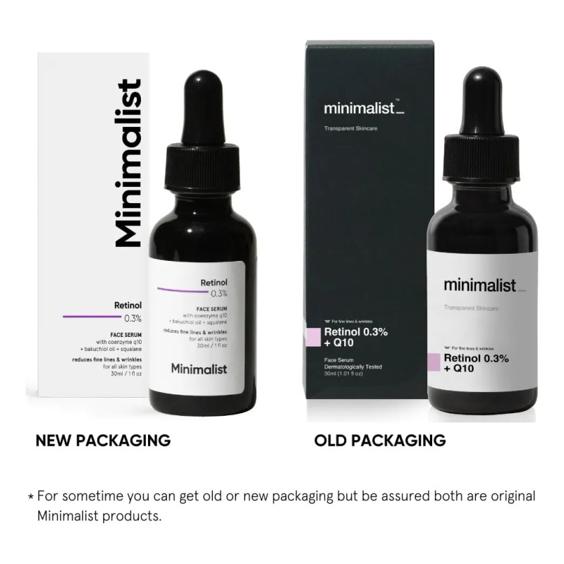Suero Minimalista De Retinol Al 0.3% Con Aceite De Bakuchiol