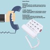 Big Buttons Phone for Elderly, Wall Mountable Corded Home Landline