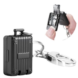 ABLY Portable Foldable Travel Nail Clipper, Stainless Steel Splash Proof Design, Mini Nail Trimmer Ideal for Home and Outdoor Activities (Black)