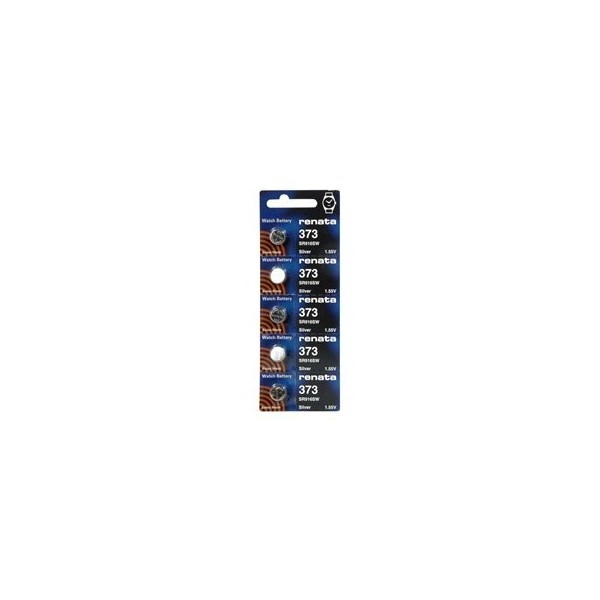 Renata #373 Silver Oxide Battery Priced Individually Sold In 5-Packs