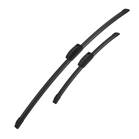 Windshield Wiper,23"+14" Windshield Wiper Blades,All-season Quiet and Durable Stable High Performance Water Repellent Wiper Blades for J-hook/U-hook (2-Pack)