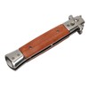 Switchblade Comb Automatic Push Button Spring Pocket Handle Folding Knife