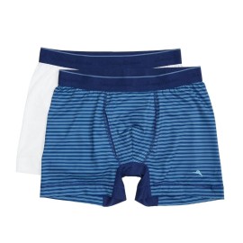 Tommy Bahama 2 Pack Tommy Bahama Mesh Tech Boxer Briefs Underwear Size L $58 Navy & White