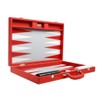 19-inch Premium Backgammon Set - Large Size - Red Board