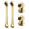4-Pack Dual Head Air Chuck Set, 2 Way Connection Air
