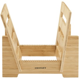 Crosley AC1052A-BA Record Storage Display Stand, Bamboo