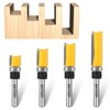 BAYTORY Professional Pattern Flush Trim Router Bit Set with 1/4