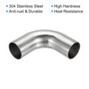 PATIKIL 2pcs 90 Degree Mandrel Bend Elbow 32mm OD Steel