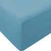 ACRALI HOME Double Fitted Sheet 40cm/16in Deep Fitted Sheets Double