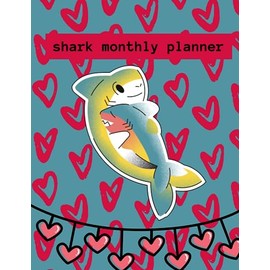 Shark Monthly Planner: Five Year Monthly Calendar, Schedule Organizer (60 Months, jan 2024 to Dec 2028)