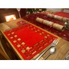 Blue Whale Gifts Red Felt Christmas Dinner Table 8 Snowflake