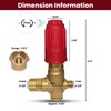 Upgraded 350 Unloader Valve Pressure Washer Pump with Knob, Compatible