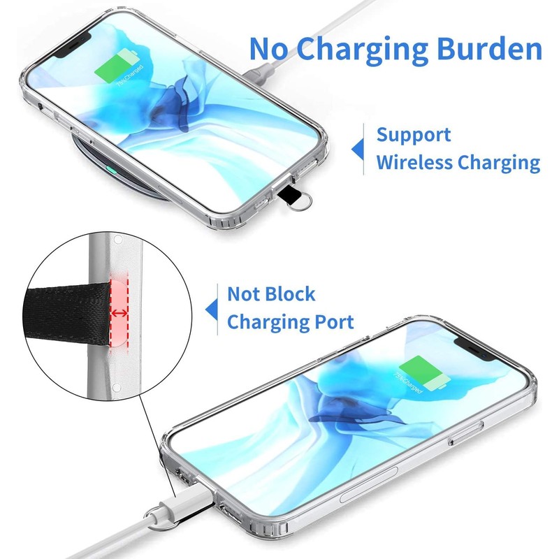 Moslyn Phone Lanyard Tether Tab 2 Phone Spring Wrist Strap