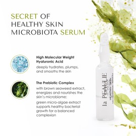 la Peaulie Healthy Skin Microbiota Serum | All Skin Types| Nourishes and Hydrates| Skin Microbiota recovering | Skin Protection| 5x2 Ml